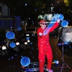 Neon Bubble Dreams