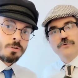 Joz Norris and John-Luke Roberts are Barry and Tony in The Baritones